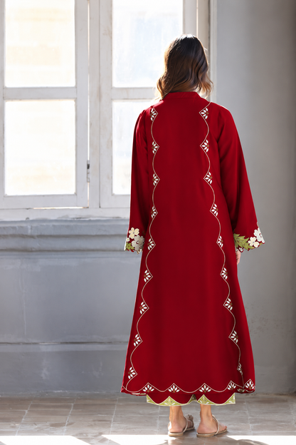 Atharva Heritage Elegant Pure Raw Silk (80g) Pakistani Co-ord Set – Kurta & Pants Complimentary Dupatta RWS801