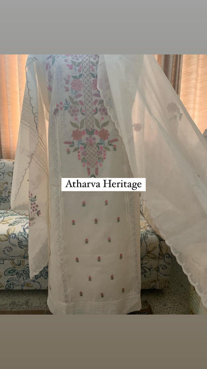 Atharva PURE CHANDER SILK KASHMIRI AARI SUIT CH1904