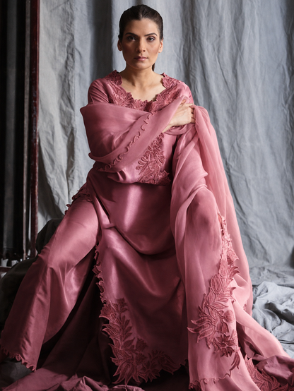 ATHARVA HERITAGE Sheer Luxury Ready to Wear Pakistani Appliqué Suit SLP0507