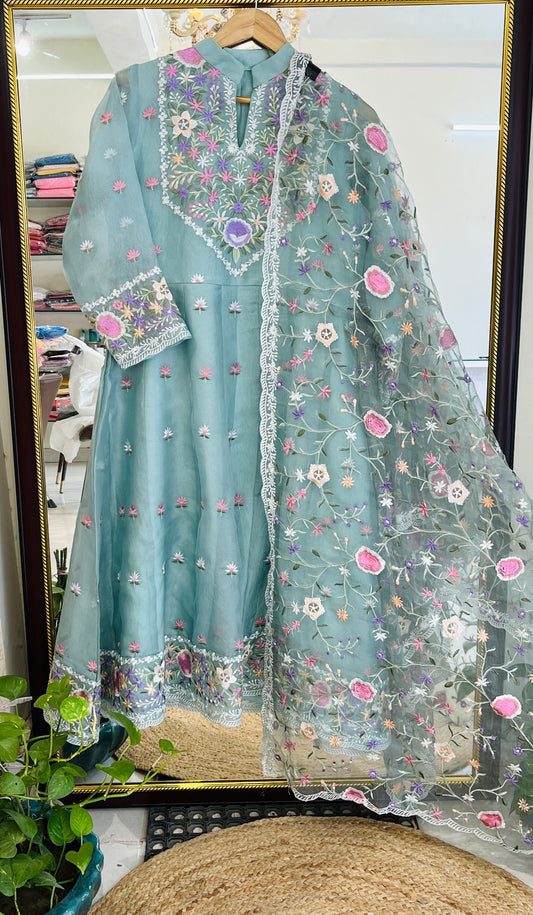 Anarkalj SHEER LUXURY PARSI GARA SUIT A001