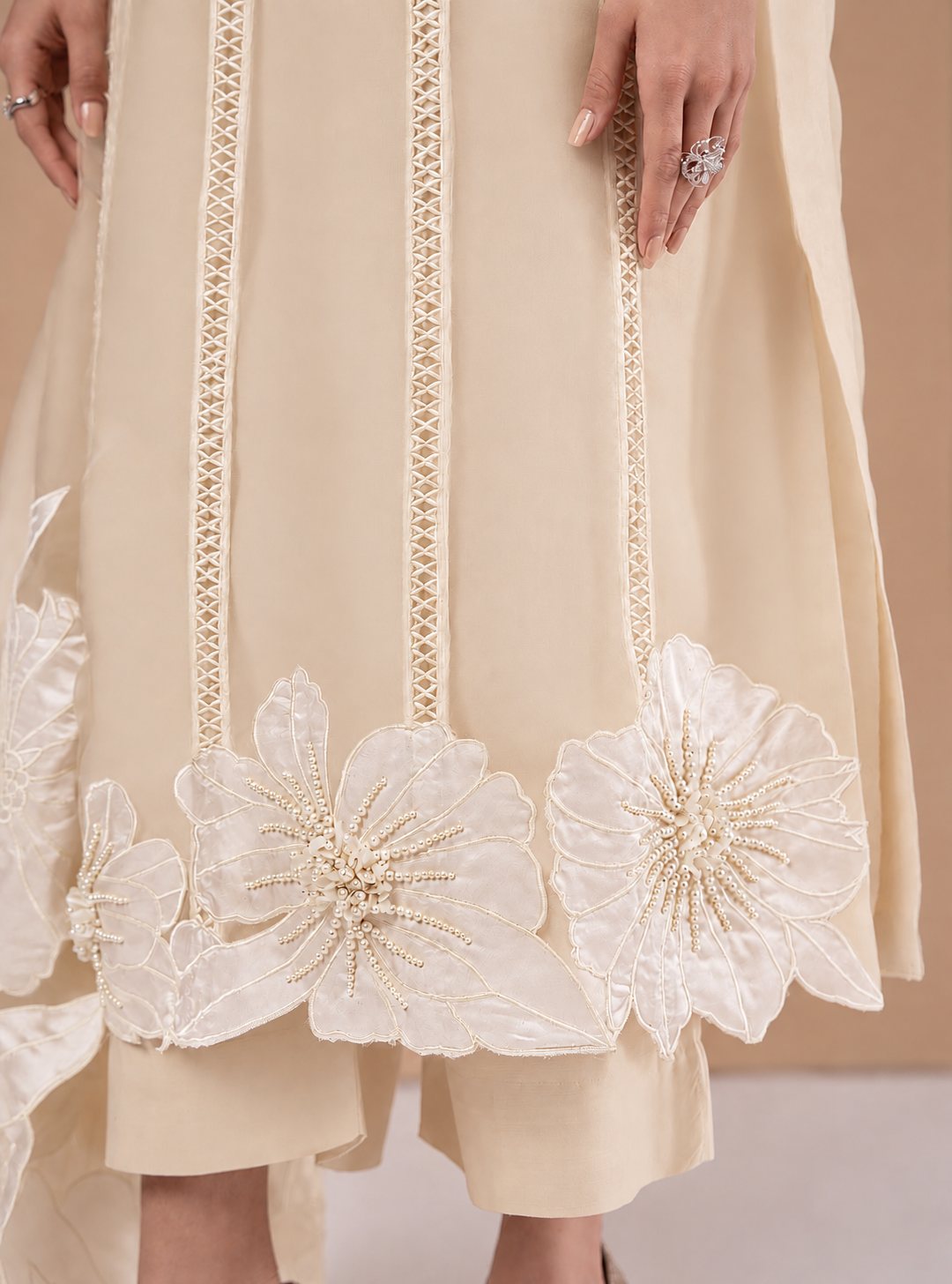ATHARVA HERITAGE Sheer Luxury Ready to Wear Pakistani Appliqué Suit SLP05055