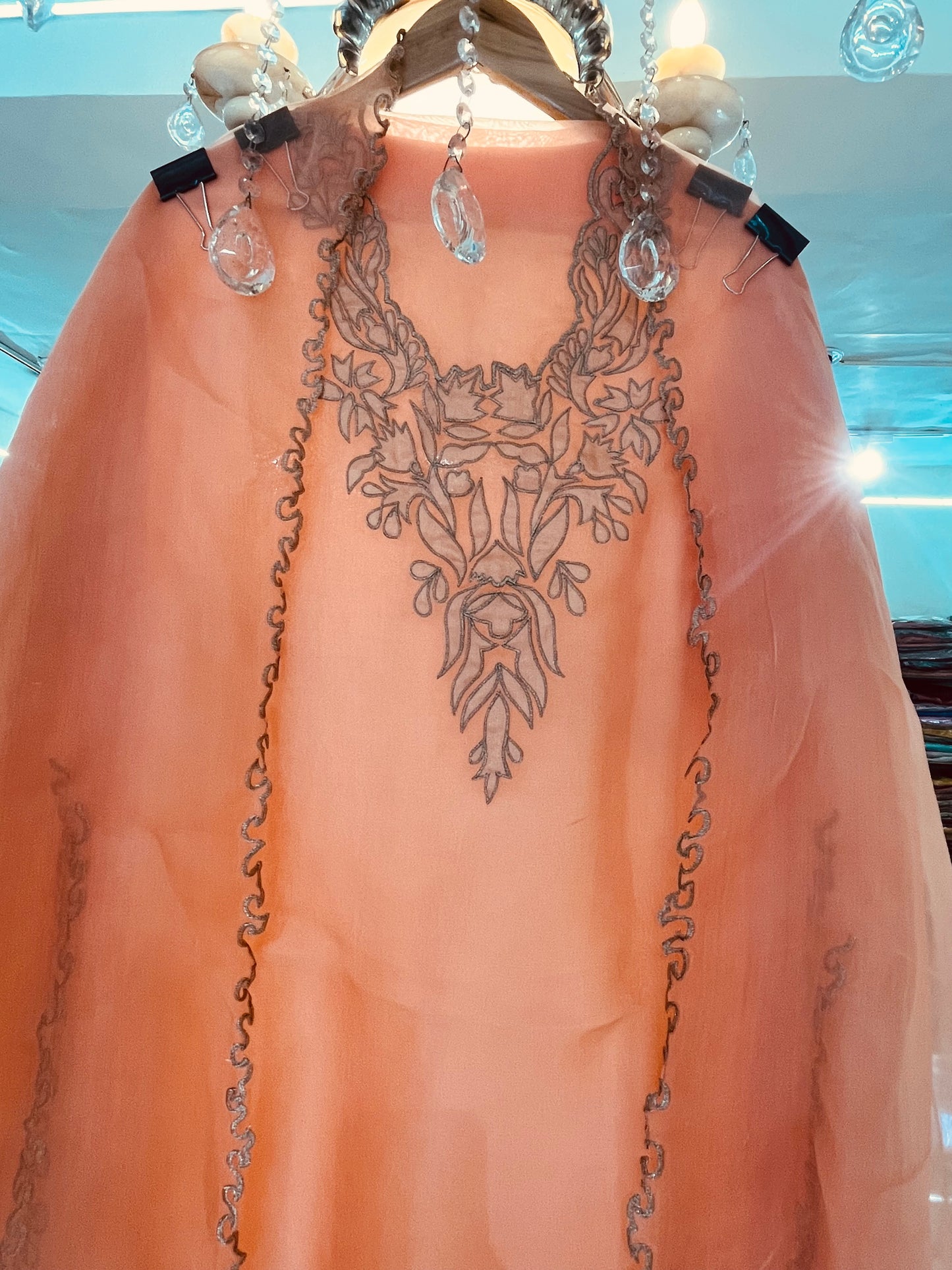 Sheer Luxury Pakistani Appliqué Suit PL002(C)