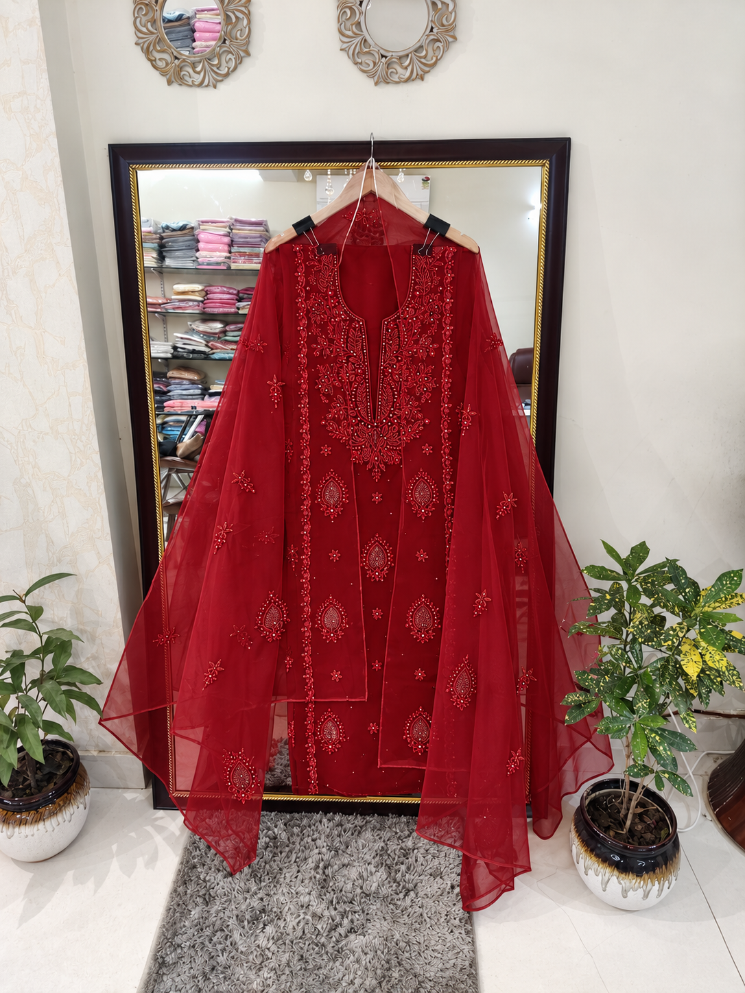 Atharva Heritage Sheer Luxury Premium Lucknowi Collection LUCK0102
