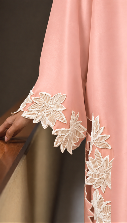Atharva Heritage – Hand-Embroidered Pure Silk Pakistani Suit with Pearl & Katdana Detailing AHSS1561
