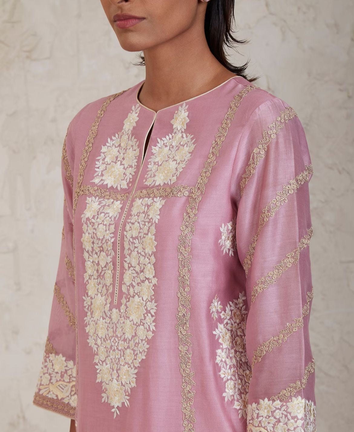 Luxury Pure Chanderi designer A-Line Outsfit CH5992