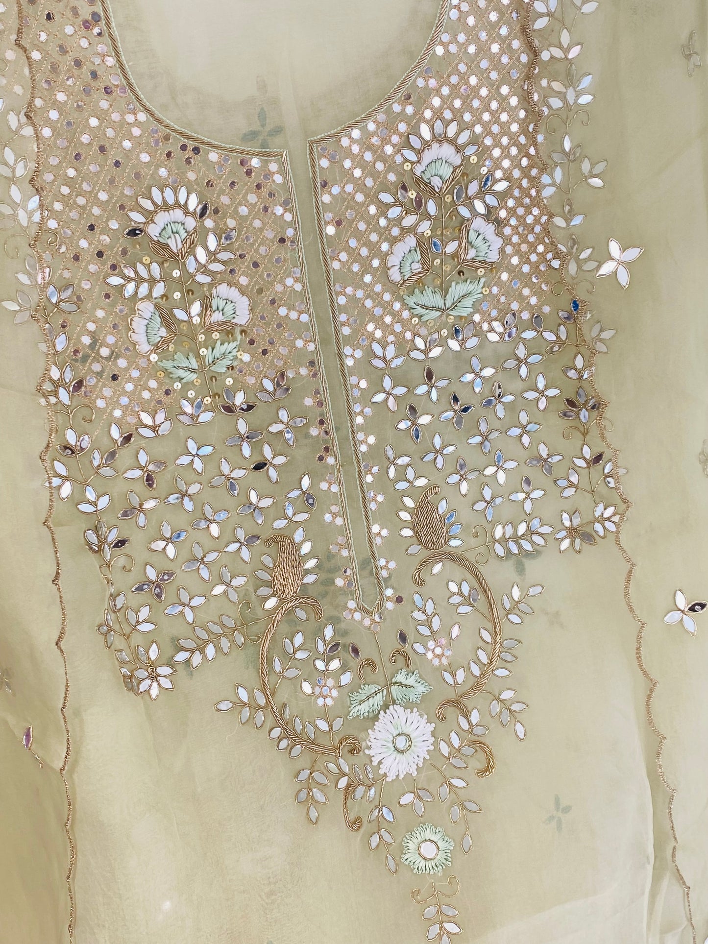 ATHARVA HERITAGE SHEER LUXURY HAND ZARDOZI EMBROIDERY WITH REAL