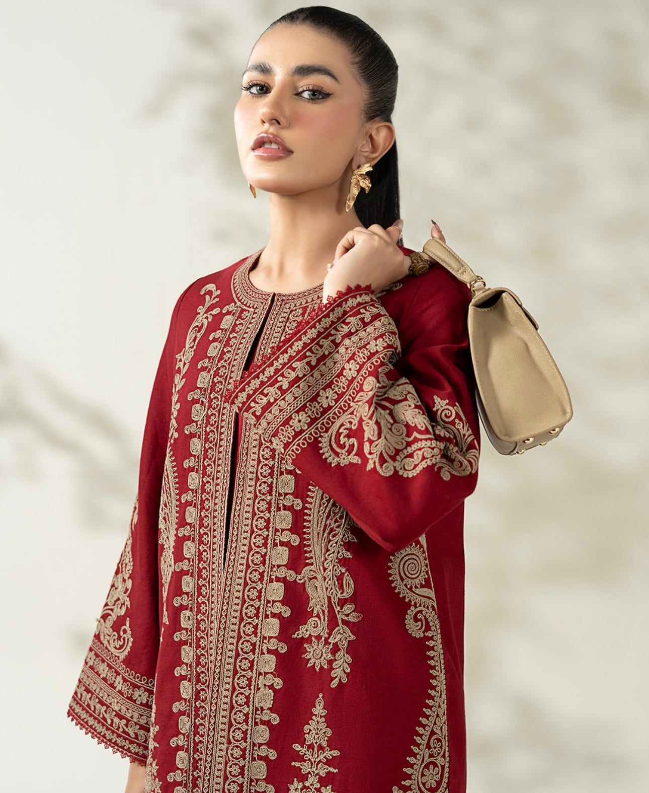 Atharva Heritage Pure Raw Silk Dori Embroidered Pakistani Corset Suit   Atharva Heritage - Style for Every Story