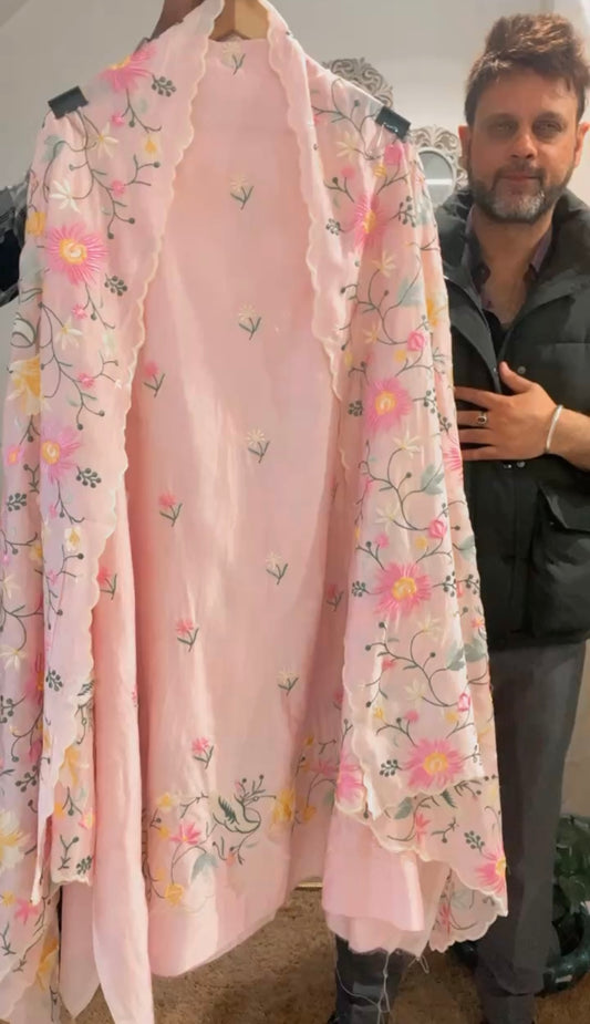PURE MUL CHANDERI PARSI GARA SUIT MCH0072