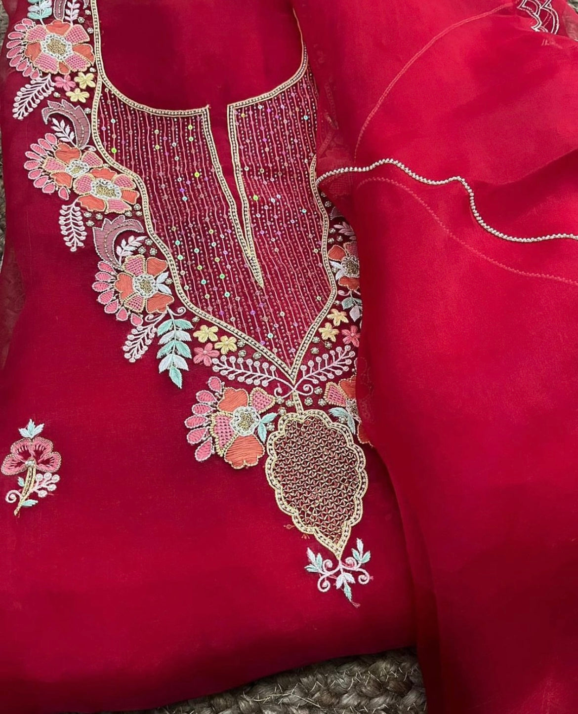 Atharva Heritage Sheer Luxury Premium Lucknowi Collection AHLUC1813