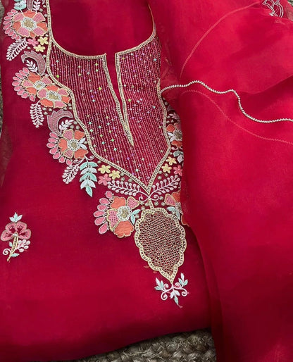 Atharva Heritage Sheer Luxury Premium Lucknowi Collection AHLUC1813