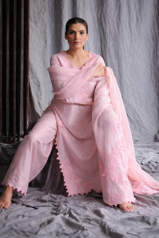 ATHARVA HERITAGE Sheer Luxury Ready to Wear Pakistani Appliqué Suit SLP0507