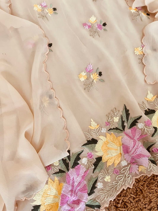 ATHARVA HERITAGE GEORGETTE PARSI GARA SUIT GR009