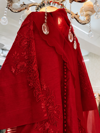 Atharva Heritage Premium Raw Silk  Ready to Wear Pakistani Suit RSP0021