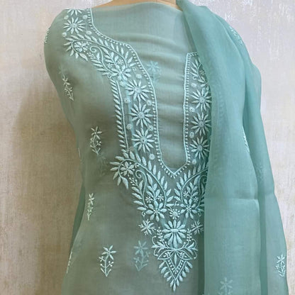 ATHARVA HERITAGE “Nazakat – Silk Organza Chikankari Elegance” Sheer00098