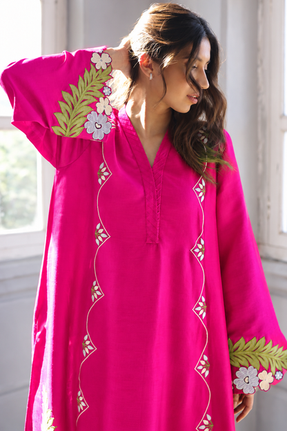 Atharva Heritage Elegant Pure Raw Silk (80g) Pakistani Co-ord Set – Kurta & Pants Complimentary Dupatta RWS801