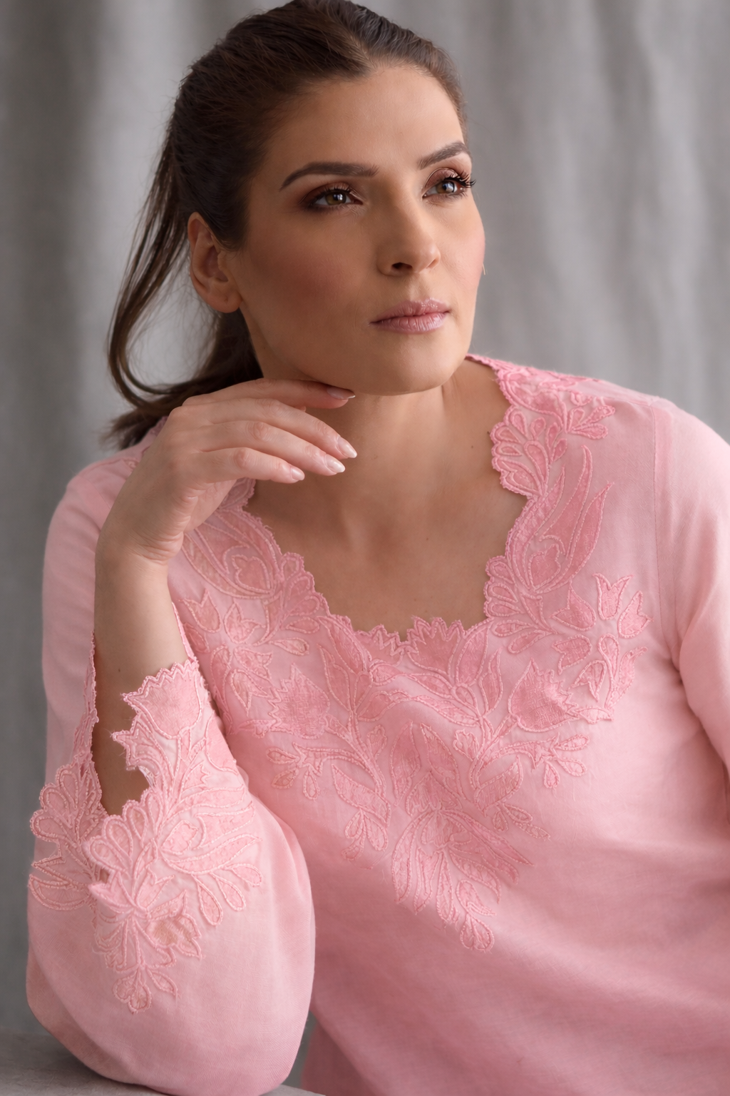 ATHARVA HERITAGE Sheer Luxury Ready to Wear Pakistani Appliqué Suit SLP0507