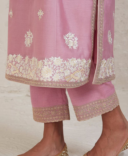 Luxury Pure Chanderi designer A-Line Outsfit CH5992