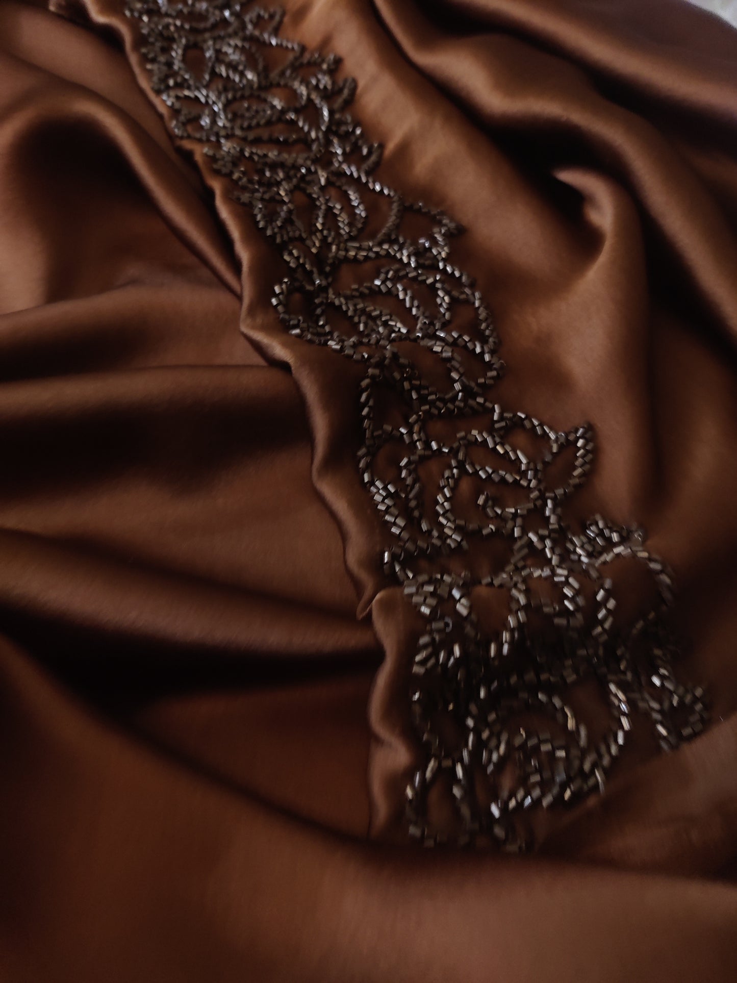 Atharva Luxe – Pure Silk Luxury Kurta Set with Handcrafted Ghera Sleeves & Organza Dupatta PSH0068B
