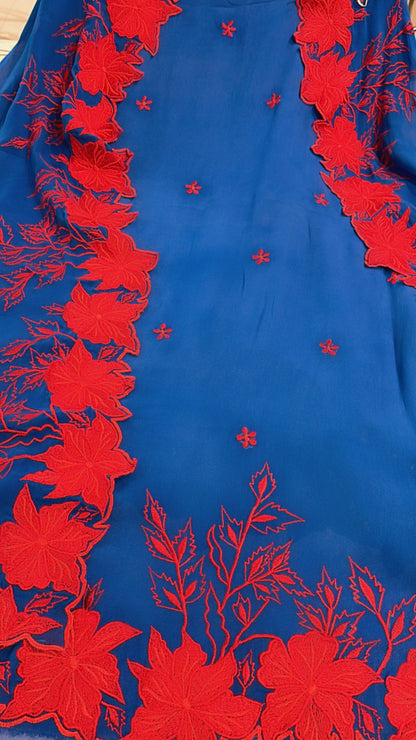 Atharva Heritage/ Georgette PARSI GARA SUIT GR009