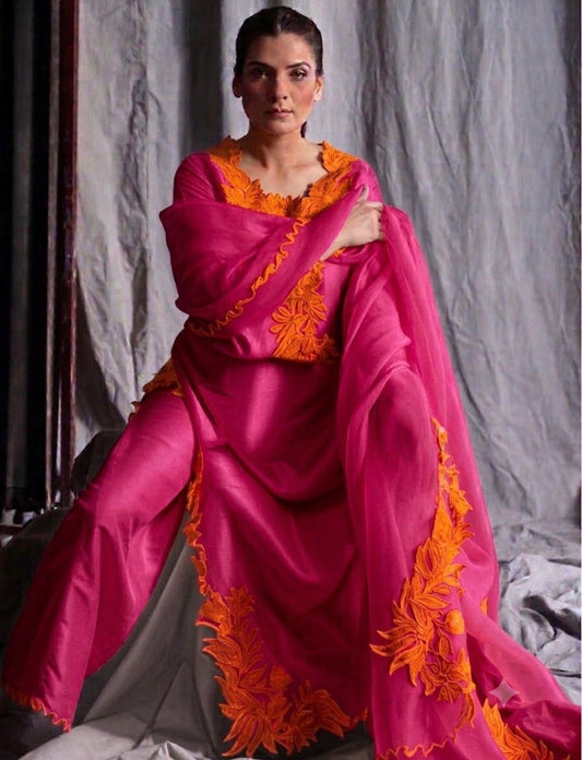 ATHARVA HERITAGE Sheer Luxury Ready to Wear Pakistani Appliqué Suit SLP0507
