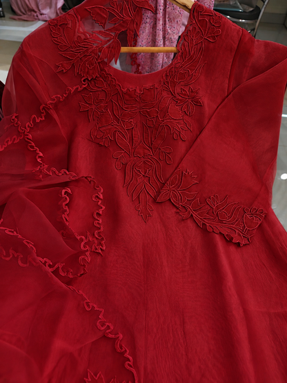ATHARVA HERITAGE Sheer Luxury Ready to Wear Pakistani Appliqué Suit SLP0507