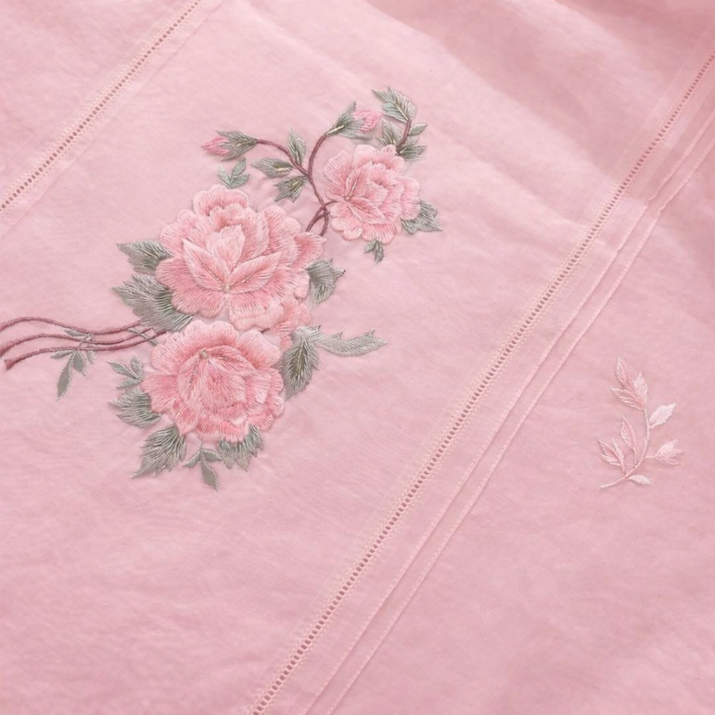 ATHARVA HERITAGE PURE CHANDER SILK  PARSI GARA SUIT CH5424