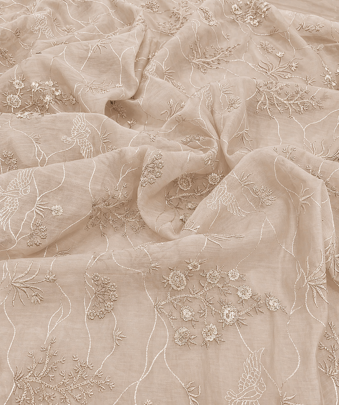 ATHARVA HERITAGE PURE MUL CHANDERI PARSI GARA SUIT MCH0072P