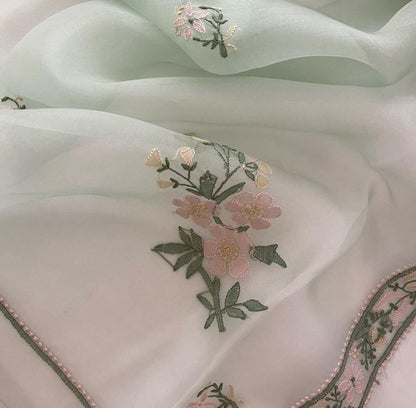 ATHARVA HERITAGE “Nazakat – Silk Organza Chikankari Elegance” Sheer00097