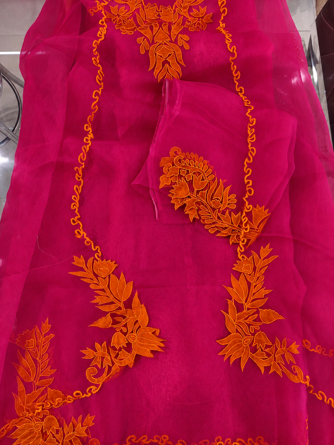 ATHARVA HERITAGE Sheer Luxury Ready to Wear Pakistani Appliqué Suit SLP0507
