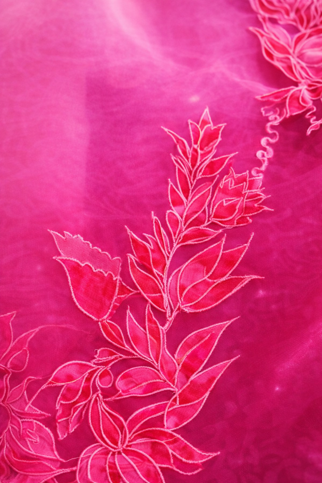 ATHARVA HERITAGE Satin Organza 80 Grams Ombre Hand Applique Pakistani Suit SLPOM976