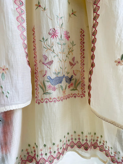ATHARVA HERITAGE PURE CHANDER SILK KASHMIRI EMBROIDERED SUIT CH5435