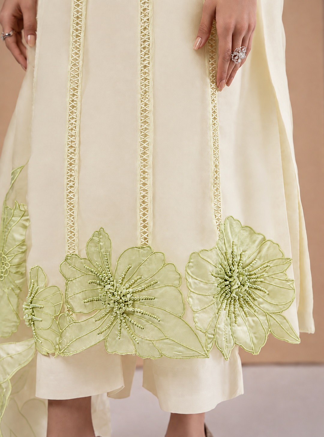 ATHARVA HERITAGE Sheer Luxury Ready to Wear Pakistani Appliqué Suit SLP05055