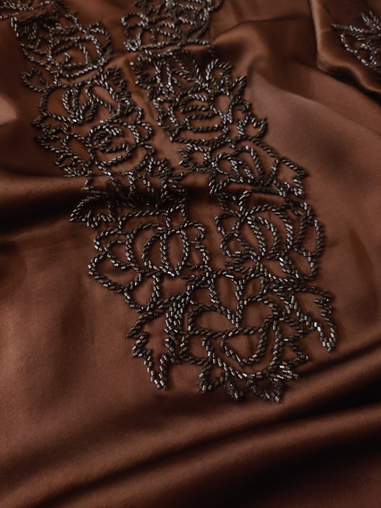 Atharva Luxe – Pure Silk Luxury Kurta Set with Handcrafted Ghera Sleeves & Organza Dupatta PSH0068B