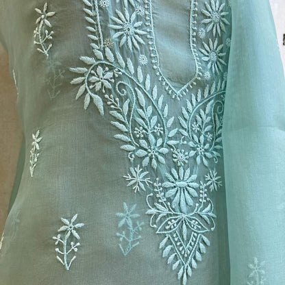 ATHARVA HERITAGE “Nazakat – Silk Organza Chikankari Elegance” Sheer00098