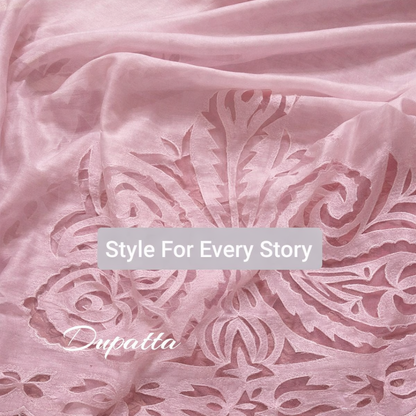 Atharva Heritage Hand Cutwork  Salwar Kameez/Chanderi Silk 70 Grams  Cut-Work Shirt & Dupatta/Santoon Bottom/Custom Stitch Unstitch/Plazo/Pant/ CUT8044