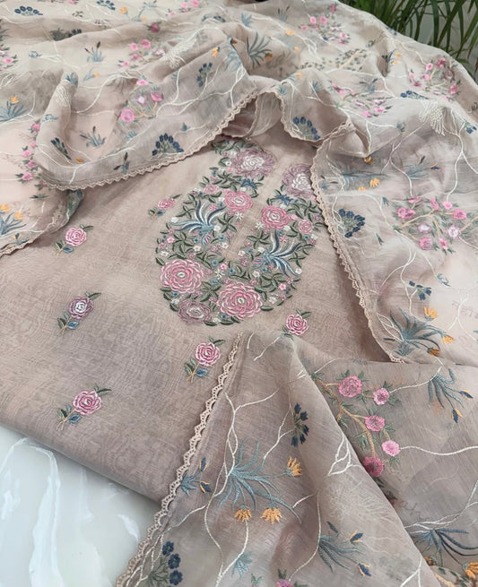 PURE MUL CHANDERI PARSI GARA SUIT MCH0072