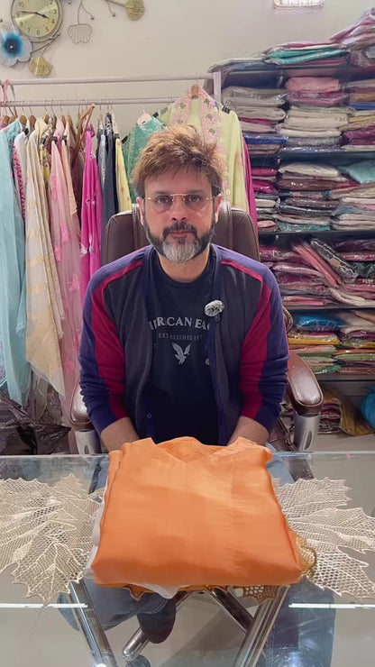 ATHARVA HERITAGE Pure Satin Silk   with Complete Hand Zardozi embroidered Farshi Salwar  Pakistani Suit~✨🌼 AH-1813-31-907 (Copy)