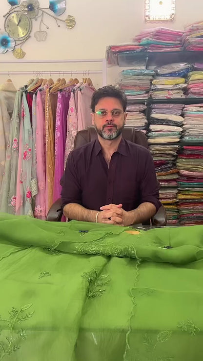 Atharva Heritage Sheer Luxury /Premium Lucknowi Collection Sheer00088-2