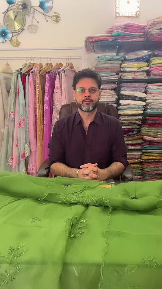 Atharva Heritage Sheer Luxury /Premium Lucknowi Collection Sheer00088-2