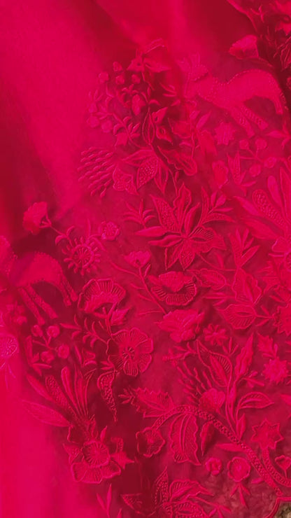 Atharva Heritage Sheer Luxury Trousseau Collection unstitched Suit SLP0051 Red