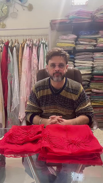 ATHARVA HERITAGE Sheer Luxury Ready to Wear Pakistani Appliqué Suit SLP05055