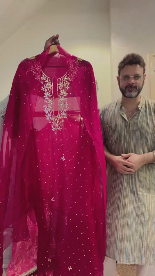Atharva Heritage Noor Sheer Luxury /Premium Lucknowi Collection
