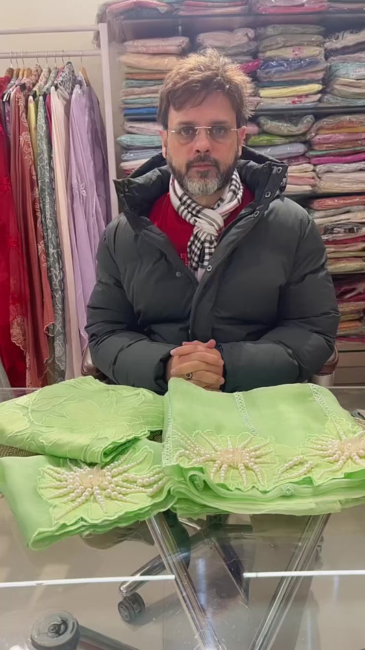 ATHARVA HERITAGE Sheer Luxury Ready to Wear Pakistani Appliqué Suit SLP05055