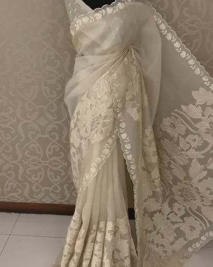 Sheer Luxury Saree SO005