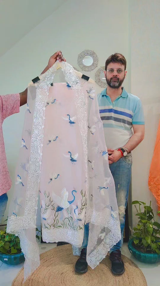 Atharva Heritage SHEER LUXURY PARSI GARA SUIT SHEER0017